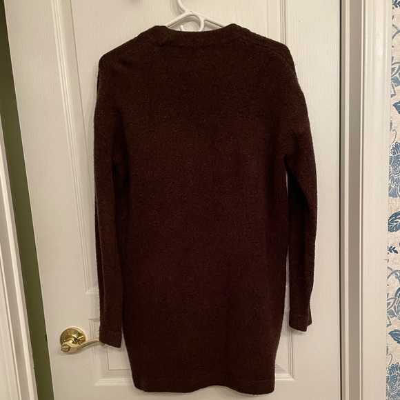 H&M brown long cardigan XS - Picture 2 of 3
